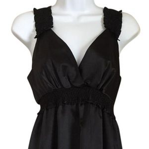 BCBG Max Azria 100% Silk Ruched Tank